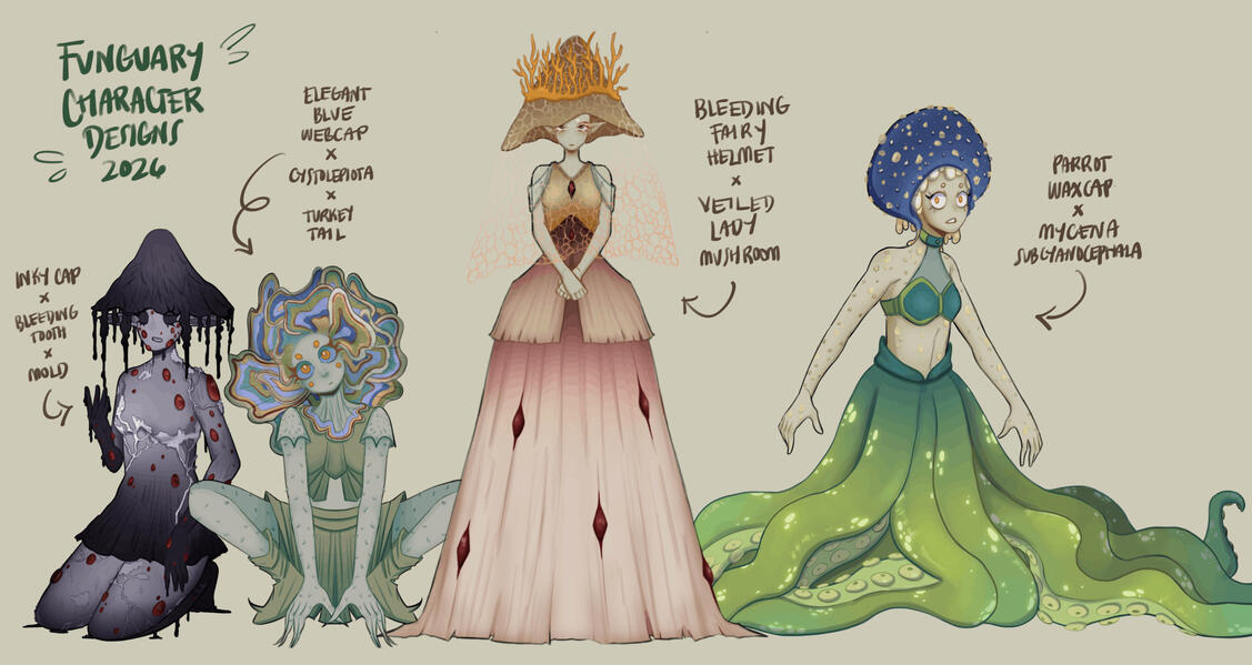 Character Design | Funguary 2026 Character Designs