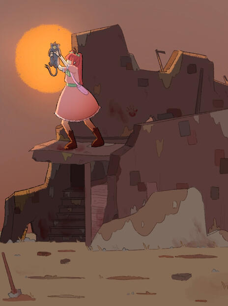 Background Design &amp; Illustration | Snippet: Wintapo E16.3 King of the Apocalypse | Software Used: Procreate